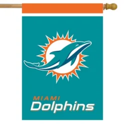 Briarwood Lane Miami Dolphins House Flag NFL Licensed 28" X 40"
