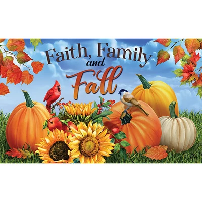 Faith Family And Fall Doormat 18" X 30" Indoor Outdoor Briarwood Lane 2 Faith Family And Fall Doormat 18" X 30" Indoor Outdoor Briarwood Lane - Image 2
