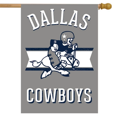 Briarwood Lane Retro Dallas Cowboys House Flag NFL Licensed Double-Sided 28"x40" 1 Briarwood Lane Retro Dallas Cowboys House Flag NFL Licensed Double-Sided 28"x40"