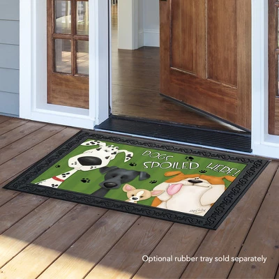 Spoiled Dogs Doormat Pets Humor Indoor / Outdoor 30" X 18" Briarwood Lane 2 Spoiled Dogs Doormat Pets Humor Indoor / Outdoor 30" X 18" Briarwood Lane - Image 2