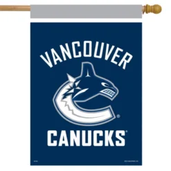 Briarwood Lane Vancouver Canucks House Flag NHL Licensed 28" X 40"