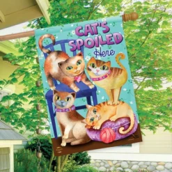 Cats Spoiled Here Humor House Flag 28 X 40 Briarwood Lane -Home Decor Store GUEST caaf4249 1a78 45a7 b06b 8506acf1a3ed