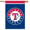 Briarwood Lane Texas Rangers House Flag MLB Licensed 28" X 40"