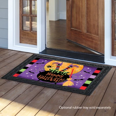Briarwood Lane Witch Feet Halloween Doormat Cauldron Indoor Outdo 2 Briarwood Lane Witch Feet Halloween Doormat Cauldron Indoor Outdo - Image 2