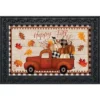 Briarwood Lane Happy Fall Pickup Truck Doormat Indoor Outdoor 30"