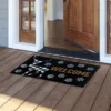 Briarwood Lane Checkered Deer Winter Natural Fiber Coir Doormat W