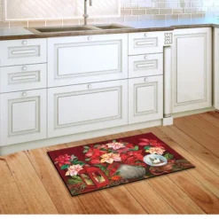 Christmas Poinsettia Doormat 30" X 18" Indoor Outdoor Briarwood Lane -Home Decor Store GUEST ef79c846 7f36 412c 946e a5bf10948d27