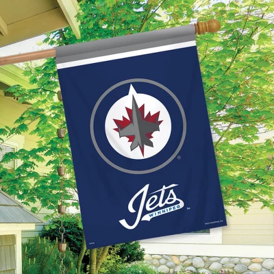 Briarwood Lane Winnipeg Jets House Flag NHL Licensed 28" X 40" 2 Briarwood Lane Winnipeg Jets House Flag NHL Licensed 28" X 40" - Image 2