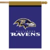 Briarwood Lane Baltimore Ravens House Flag NFL Licensed 28" X 40"