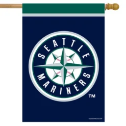 Briarwood Lane Seattle Mariners House Flag MLB Licensed 28" X 40"